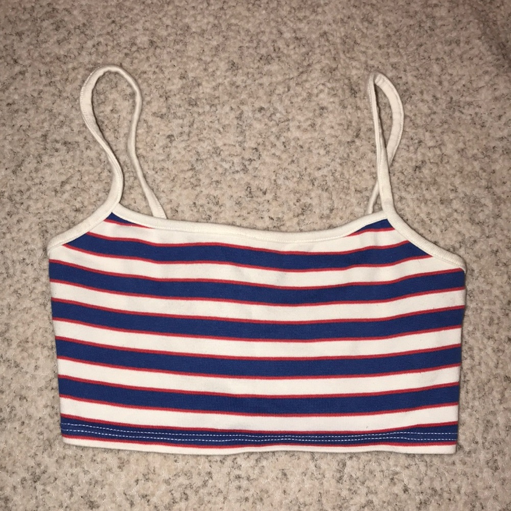 Spaghetti Strap Cropped Tank Top
